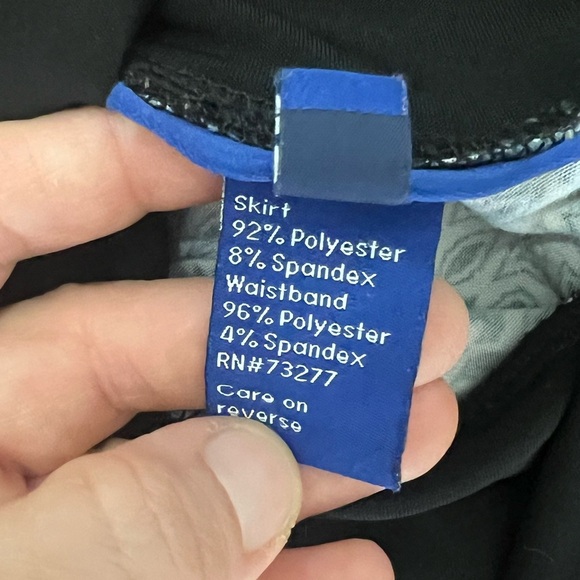 Apt. 9 Black and White A-Line Maxi Skirt - Picture 4 of 5